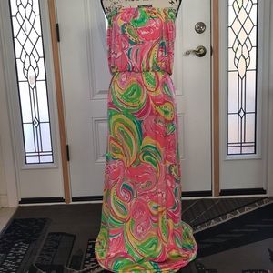Lilly Pulitzer Strapless Marlisa Maxi Dress
